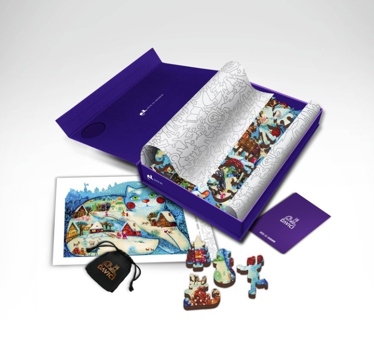 Деревянные пазлы DAVICI «Зимушка» — картинка 10