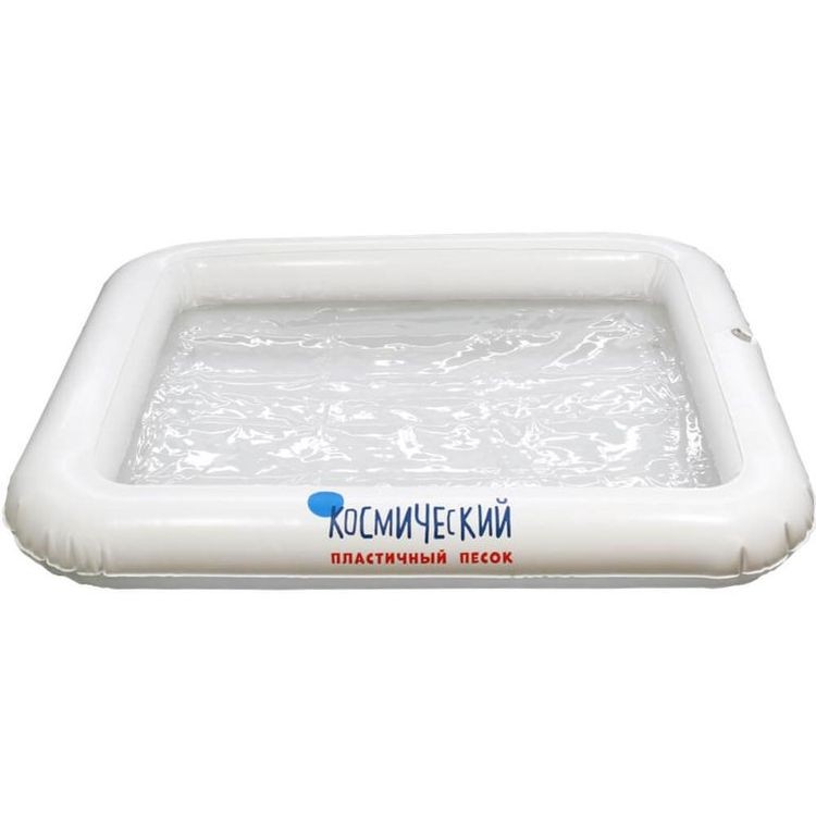 Набор Космический пластичный песок 3 кг (розовый) + песочница + формочки — картинка 2