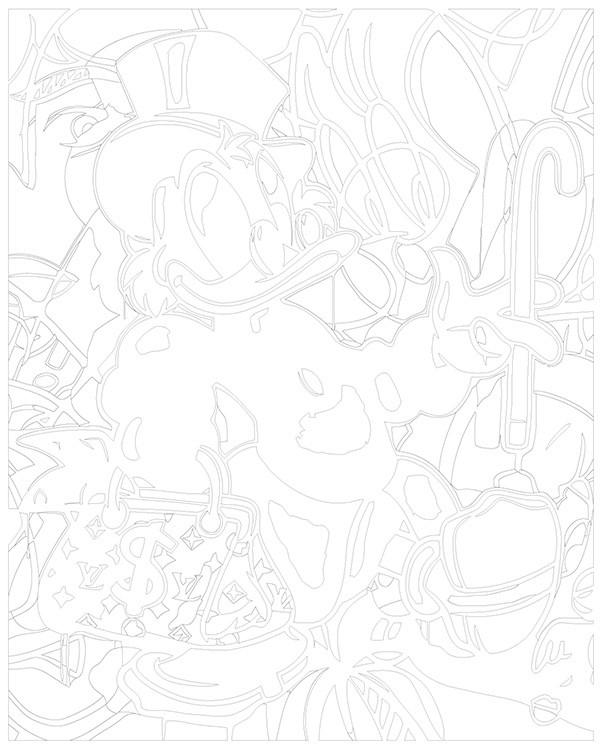 Картина по номерам «Скрудж МакДак Арт 2» — картинка 3