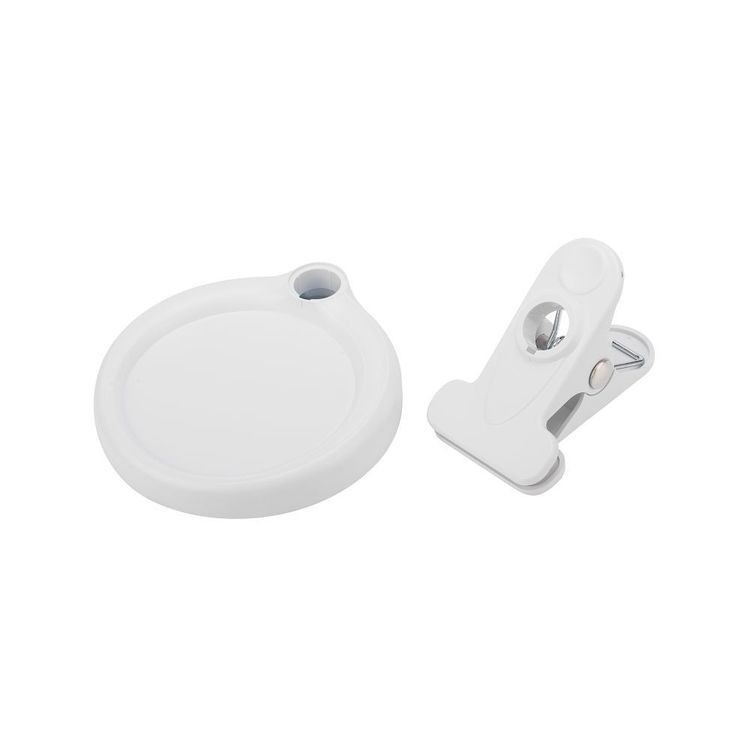 Лупа настольная малая 3X с подстветкой 30 LED (подставка + прищепка), белая, REXANT — картинка 3