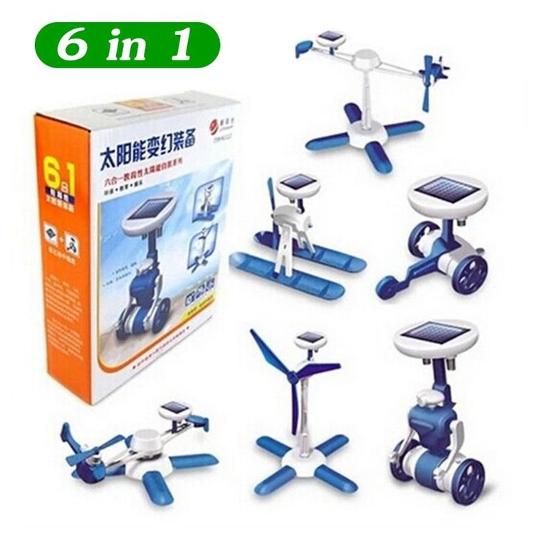 Игрушка-конструктор на солнечных батареях «Инопланетянин Трансформер» — картинка 7