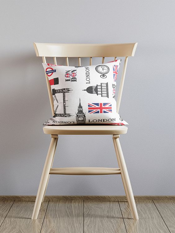 Ткань Лен, 140 г/м², 5 м x 150 см, цвет: молочный, принт, TBY — картинка 6