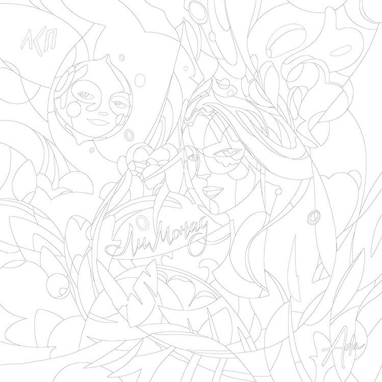 Картина по номерам «Рэпер ЛСП LSP и ADA: Лимонад 40x40» — картинка 3