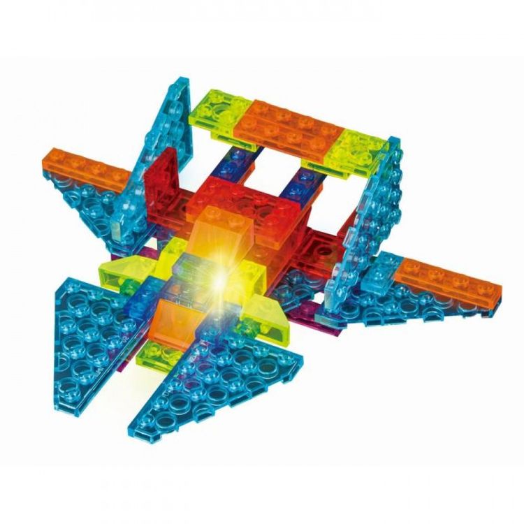 Светящийся конструктор CRYSTALAND «Космический корабль 4 в 1» — картинка 2