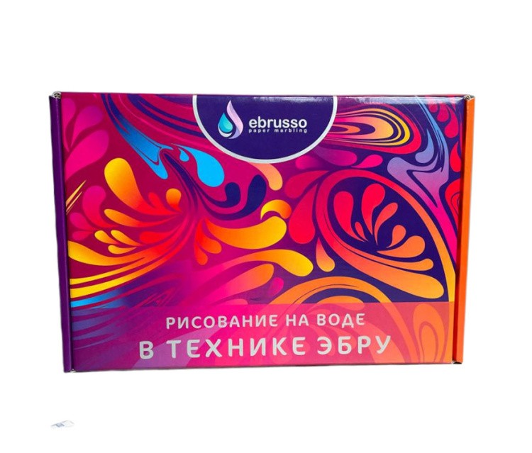 Набор для эбру Новичок MINI, 6 цветов, Ebrusso — картинка 2