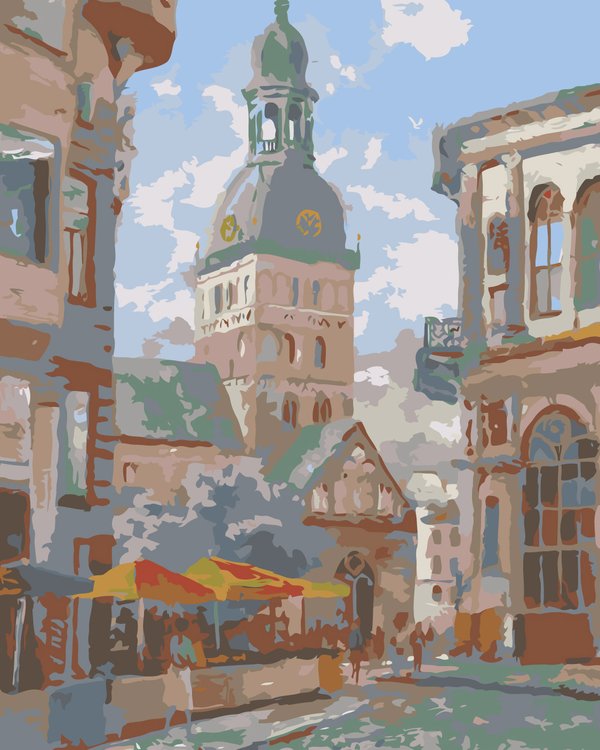 Картина по номерам «Городская ратуша»