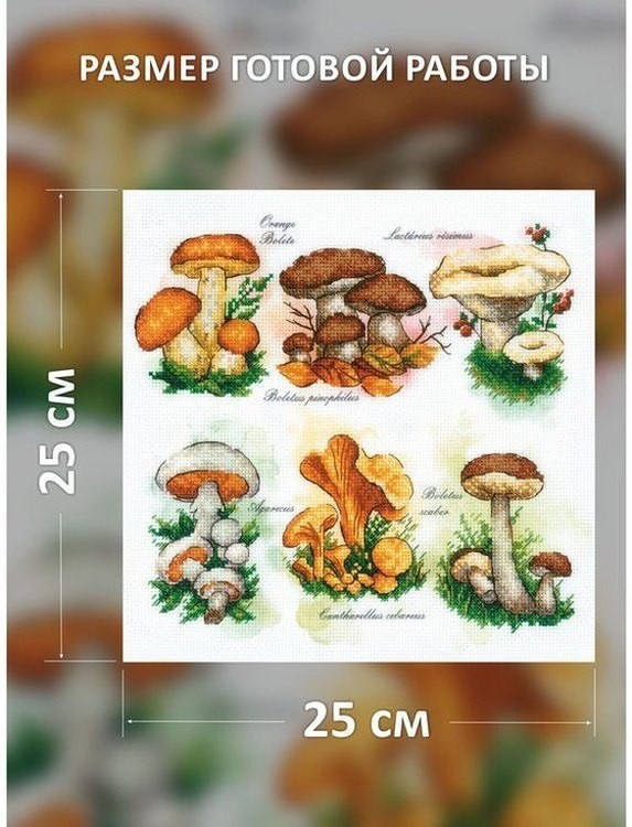 Набор для вышивания «По грибы» — картинка 2