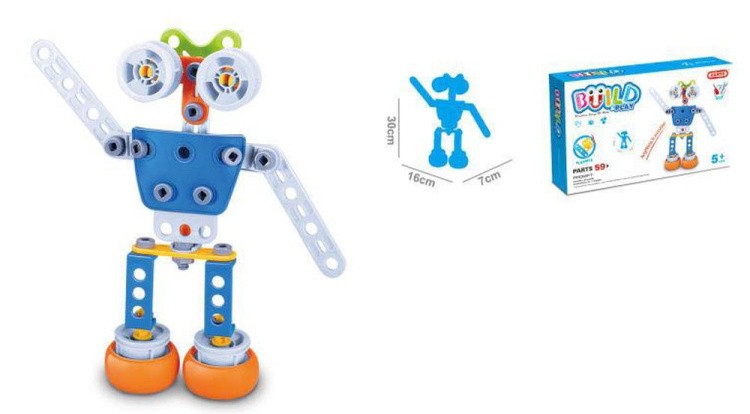 Транспортный конструктор Hanye «Робот» — картинка 2