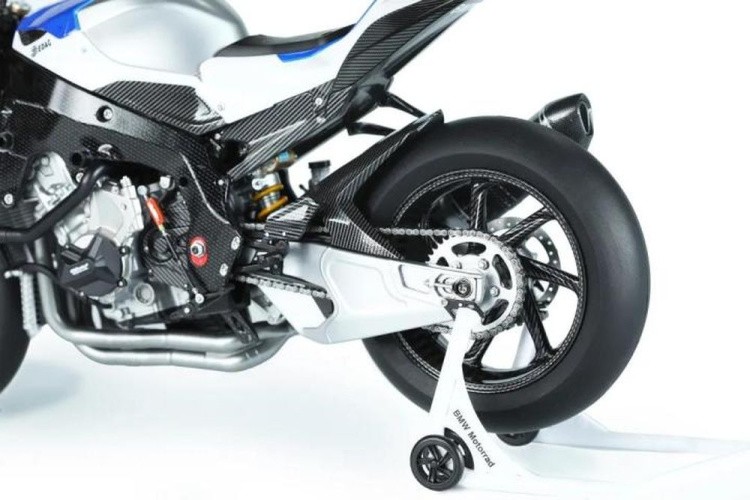 Сборная модель мотоцикла «BMW HP4 RACE», пластик, масштаб 1:9, MENG — картинка 10