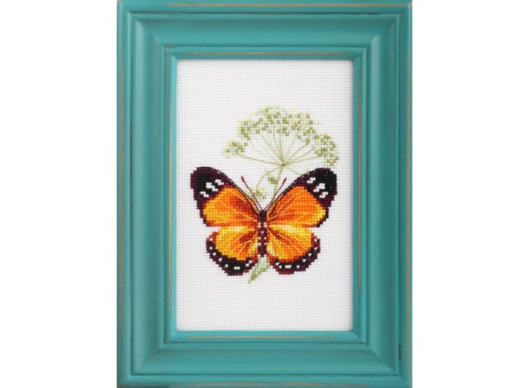 Набор для вышивания «Цветок тмина и бабочка» — картинка 2