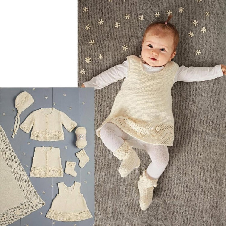 Пряжа ALIZE Happy kids (Хеппи кидс) (55), белый, 5 шт. по 100 г — картинка 5