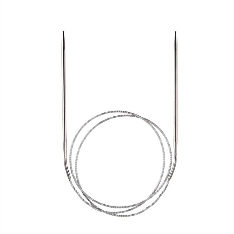 Спицы  круговые с металлической леской, металл, d 3.0 мм, 80 см — картинка 2