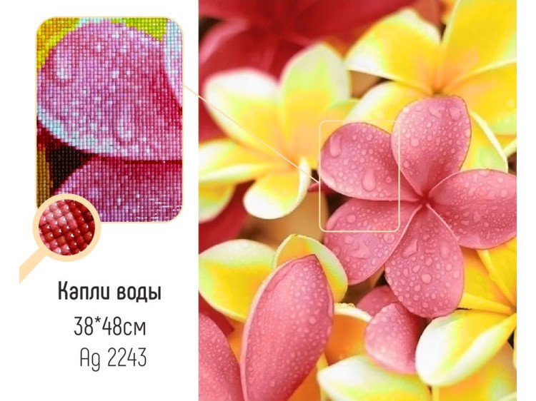 Алмазная вышивка «Капли воды» — картинка 3