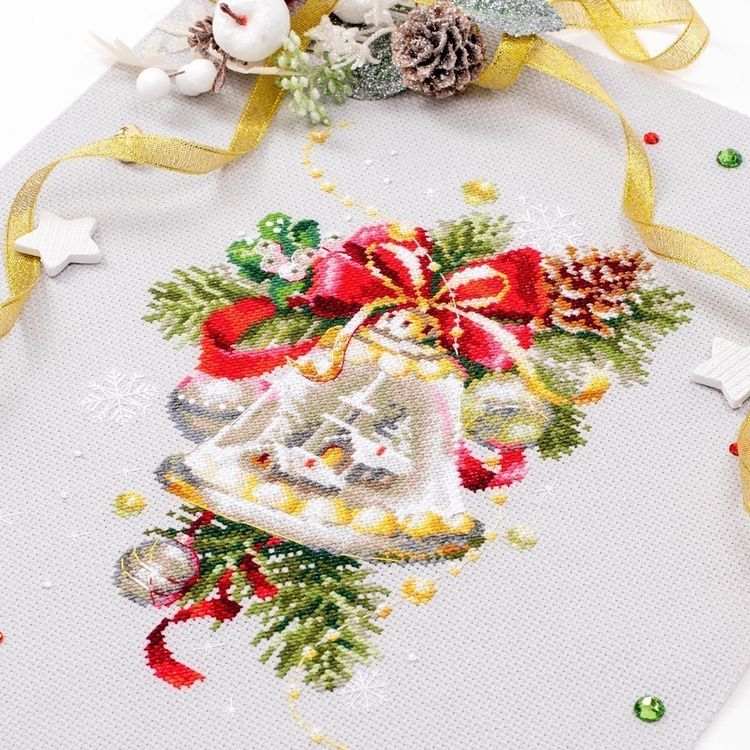 Набор для вышивания «Рождественский колокольчик» — картинка 3