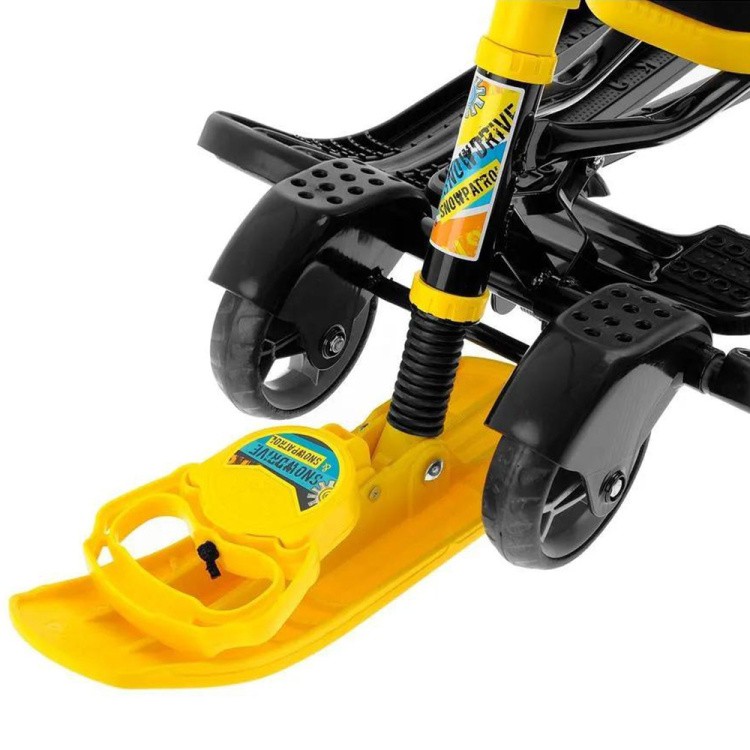 Снегокат детский со спинкой Тимка спорт 6 черный — картинка 9