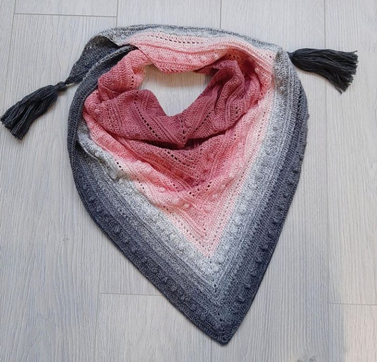 Пряжа YarnArt Flowers (256), мультиколор, 5 шт. по 250 г — картинка 5