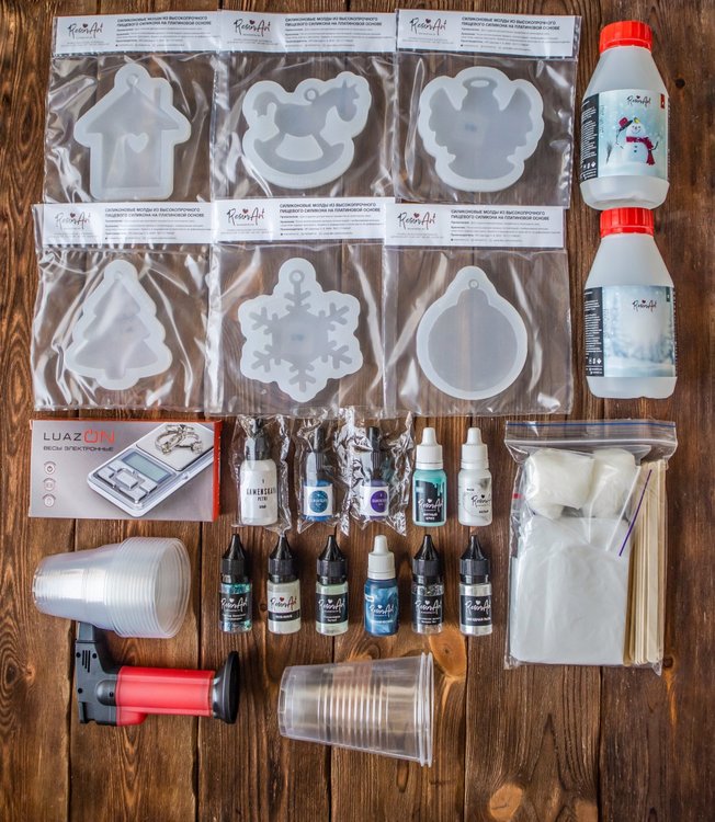 Набор для создания 12 шт елочных игрушек №7 Fir_tree_art — картинка 2