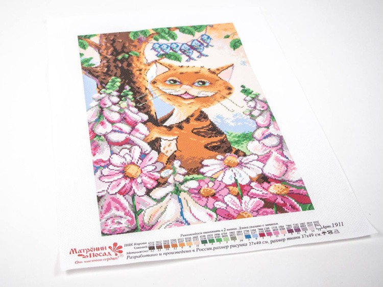 Рисунок на канве «Рыжий проказник» — картинка 2