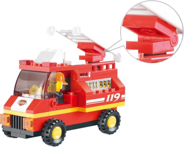 Конструктор «Пожарные. Пожарная техника», 211 деталей — картинка 3