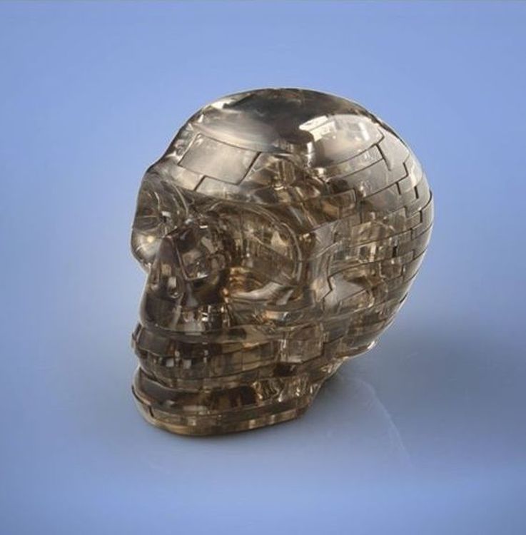 3d головоломка «Черный череп», Crystal Puzzle — картинка 2