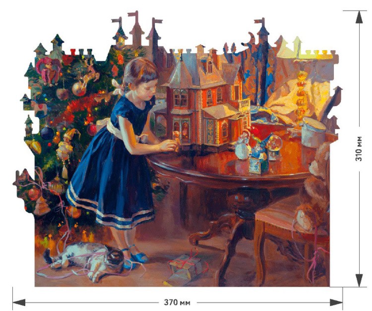 Деревянные пазлы DAVICI «Кукольный домик» — картинка 2