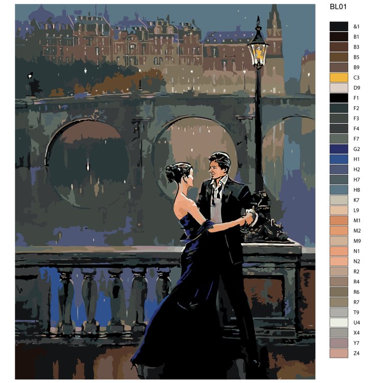 Картина по номерам «Под звездами» — картинка 2