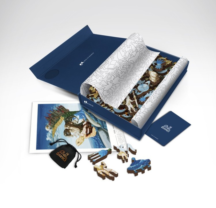 Деревянные пазлы DAVICI «Стивен Хокинг» — картинка 10