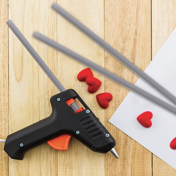 Клеевые стержни, диаметр 7 мм, длина 200 мм, серебристые, 12 шт., Brauberg — картинка 3