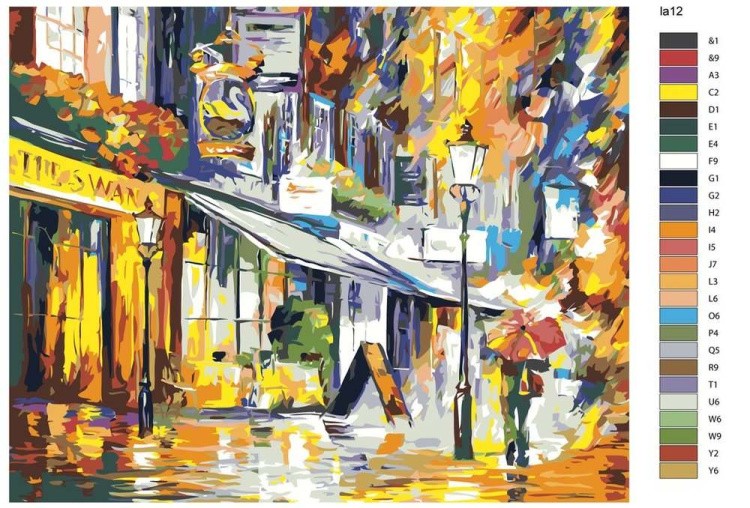 Картина по номерам «Вечер пятницы» — картинка 2