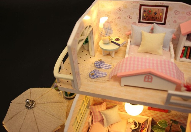 Набор для создания миниатюры (румбокс) «Розовая мечта» (русифицированная версия) — картинка 4