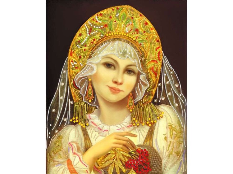 Набор вышивки бисером «Русская красавица» — картинка 2