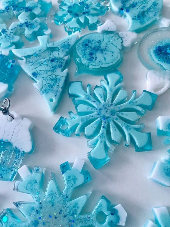 Набор для создания картины эпоксидной смолой Новогодний набор №5, Art Blong — картинка 5