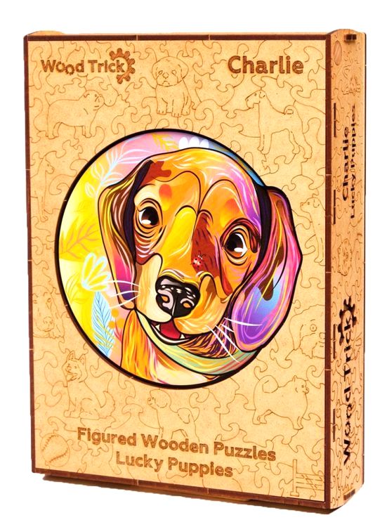 Деревянный пазл Wood Trick «Щенок Чарли (Такса)» — картинка 5