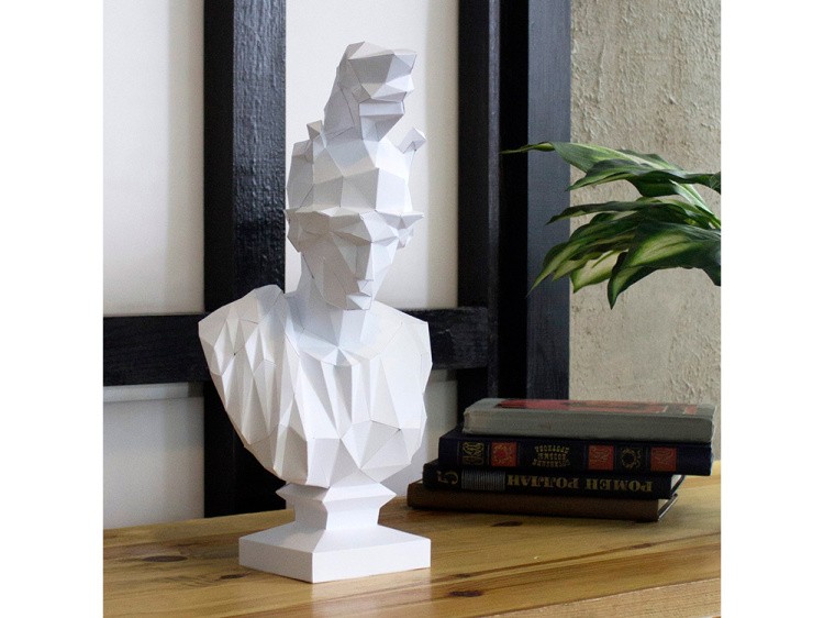 Бумажная модель для склеивания фигура «Бюст Афины» — картинка 2