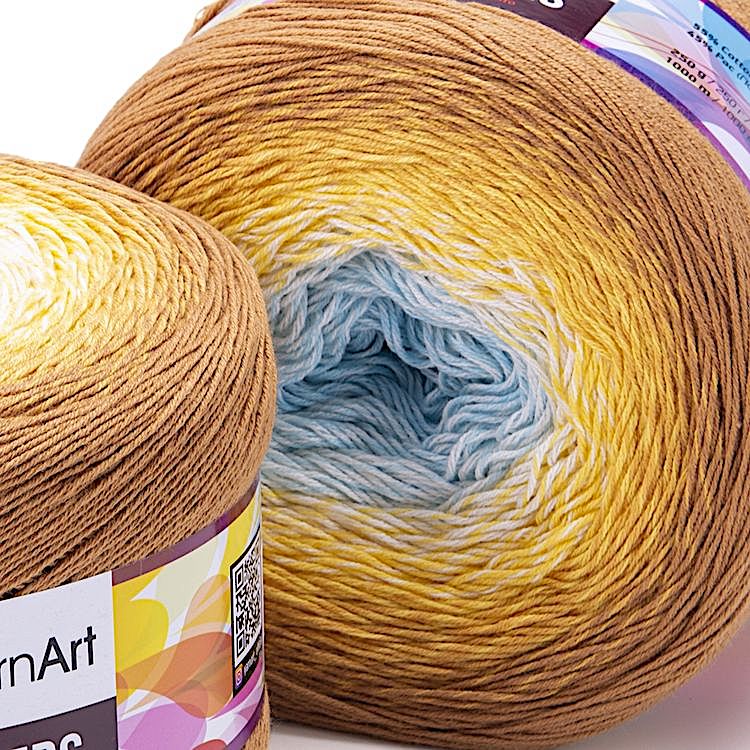 Пряжа YarnArt Flowers (309), мультиколор, 5 шт. по 200 г — картинка 2