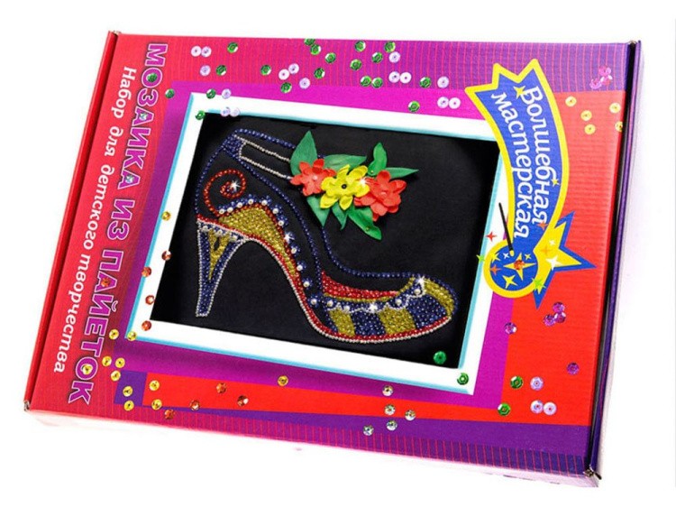 Мозаика из пайеток «Туфелька» — картинка 2