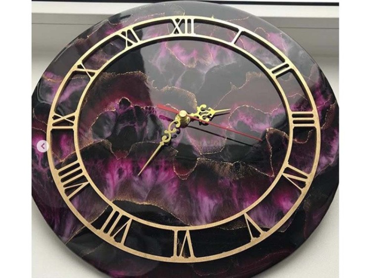 Заготовка под часы, диаметр 24 см, 1 шт., ResinArt — картинка 3