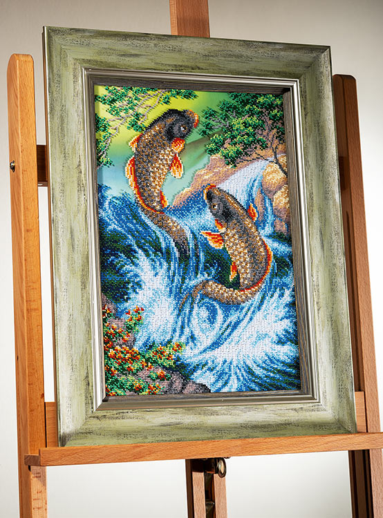 Набор для вышивания «Два карпа» — картинка 6