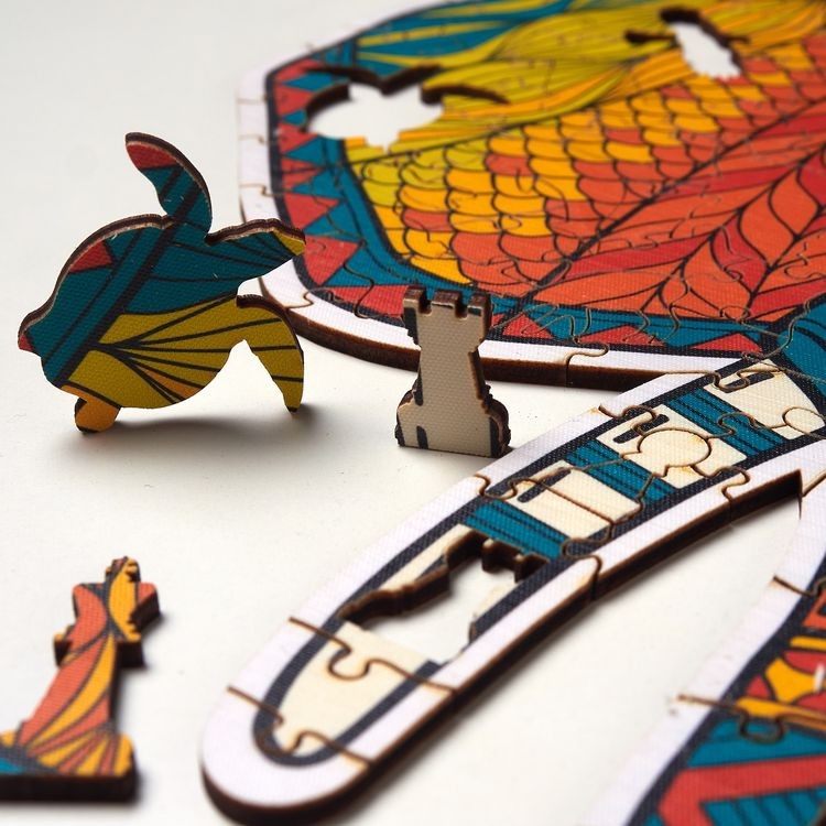 Деревянные пазлы Артвентура «Слон тотем» — картинка 3