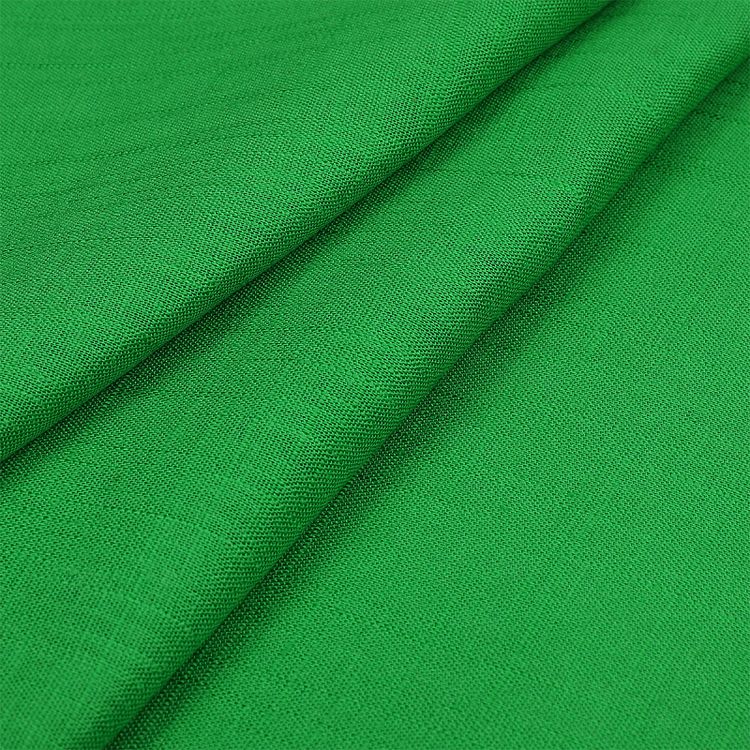 Ткань льняная, 190 г/м², 5 м x 140 см, цвет: ярко-зеленый, TBY — картинка 3