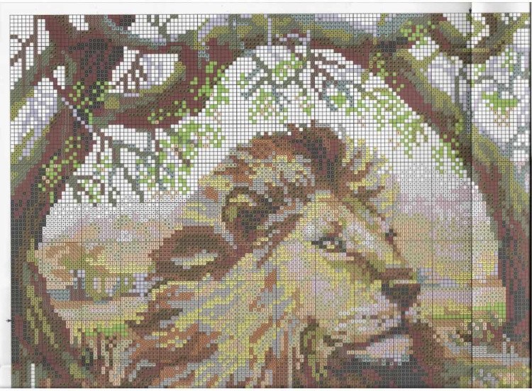 Набор для вышивания «Царь зверей» — картинка 2