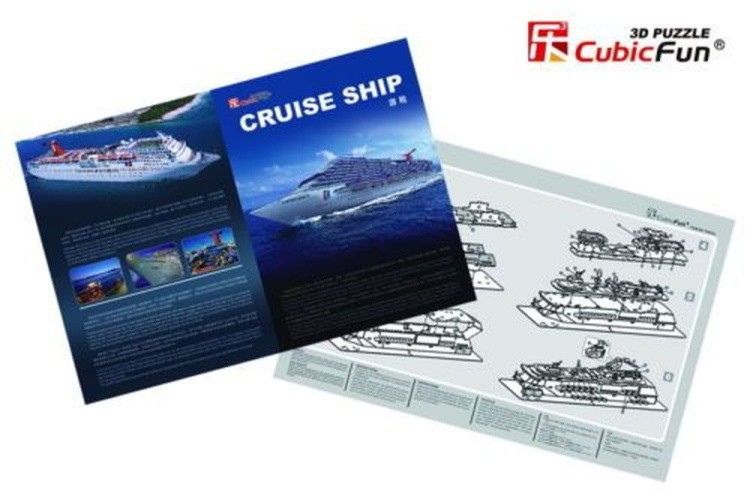 3D-пазл CubicFun Круизное судно — картинка 5