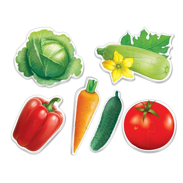 MAXI-пазлы «Овощи в корзине» — картинка 3