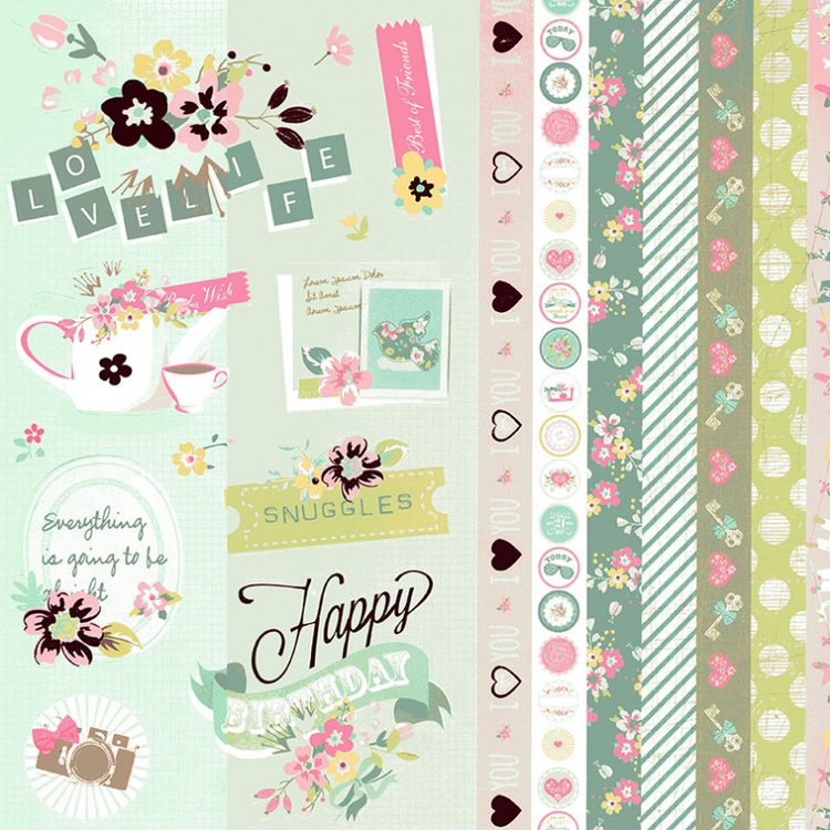 Набор бумаги «Цветущее лето» — картинка 12