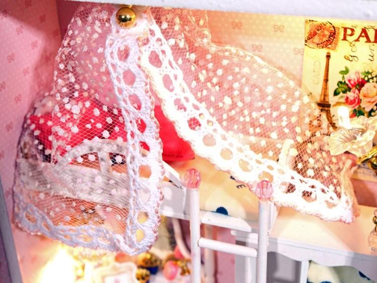 Набор для создания миниатюры (румбокс) «Розовый дневник» — картинка 8