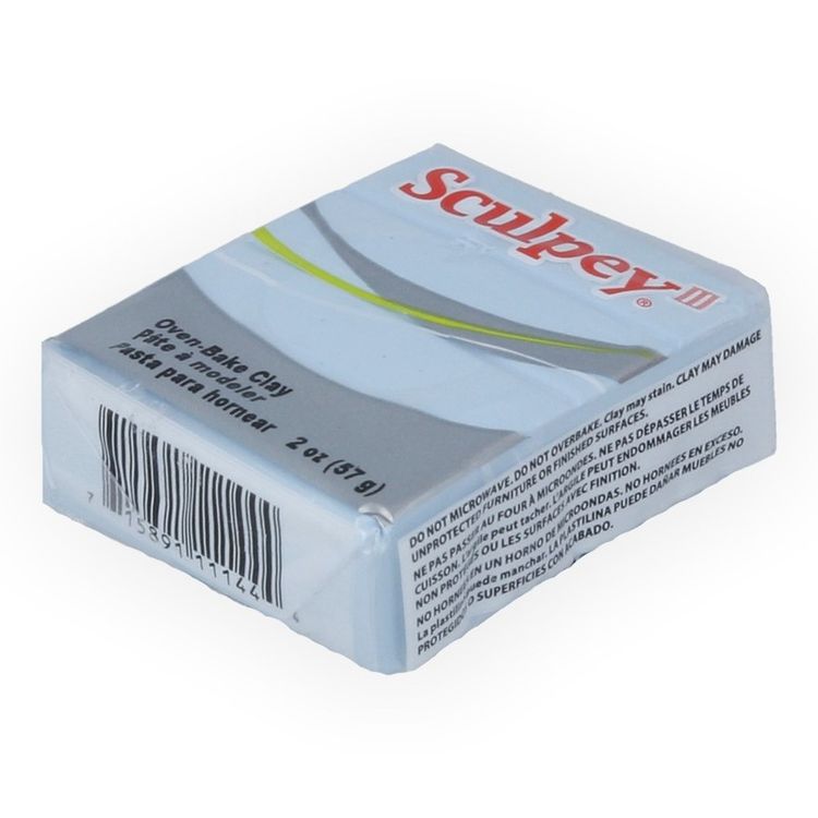 Полимерная глина Sculpey III, цвет: 1144 небесно-голубой, 42 г — картинка 2