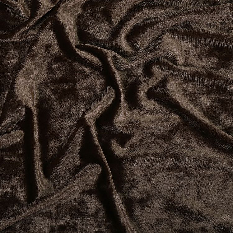 Бархат мраморный 6 м, ширина 150 см, 240 г/м2, цвет: 48 темно-бежевый, TBY — картинка 2