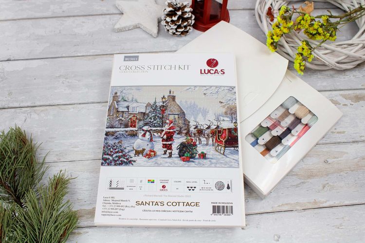 Набор для вышивания «Коттедж Санты» — картинка 2