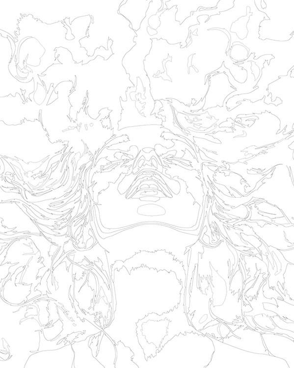 Картина по номерам «Розовая: девушка-вдохновение 40x50» — картинка 3