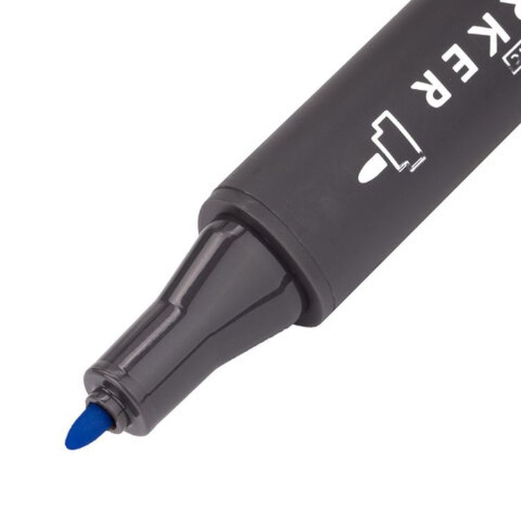 Маркер для скетчинга двусторонний 1 мм - 6 мм BRAUBERG ART CLASSIC, цвет: небесно-голубой — картинка 4